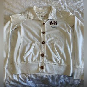 University of Montana Griz button up sweater